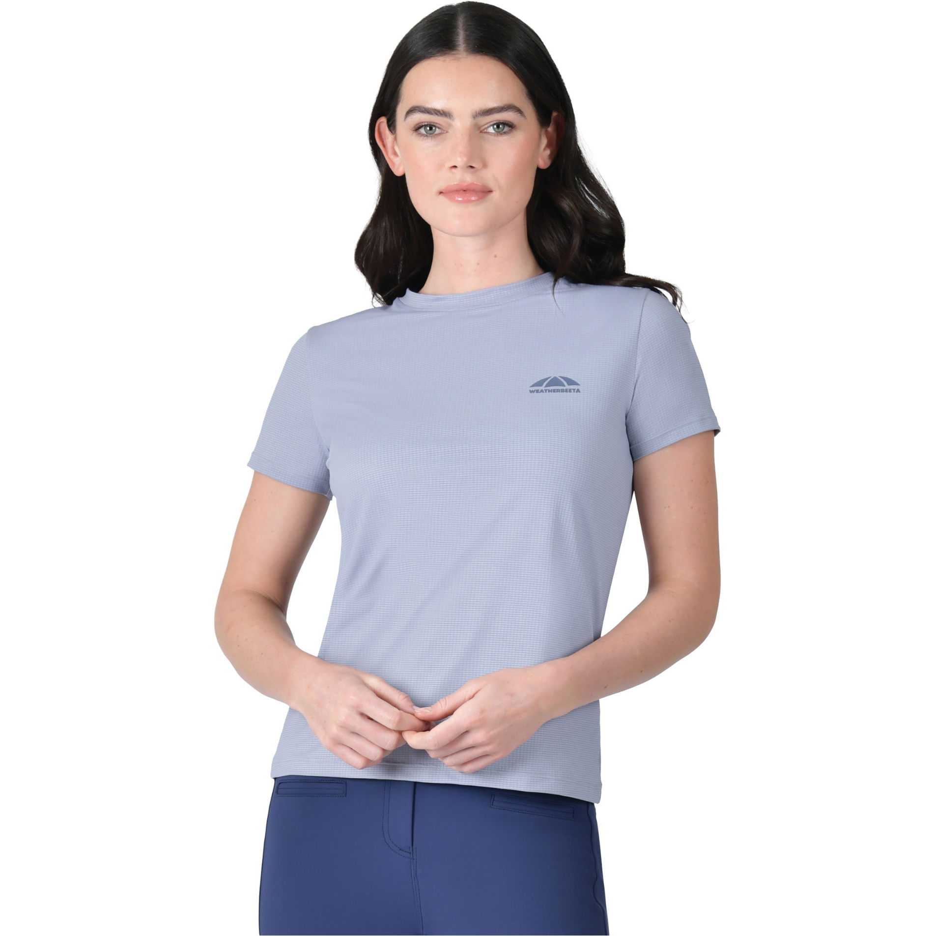 2026 WeatherBeeta Womens Relaxed Copper UV Short Sleeve Tee 1031199001 - Bluestone